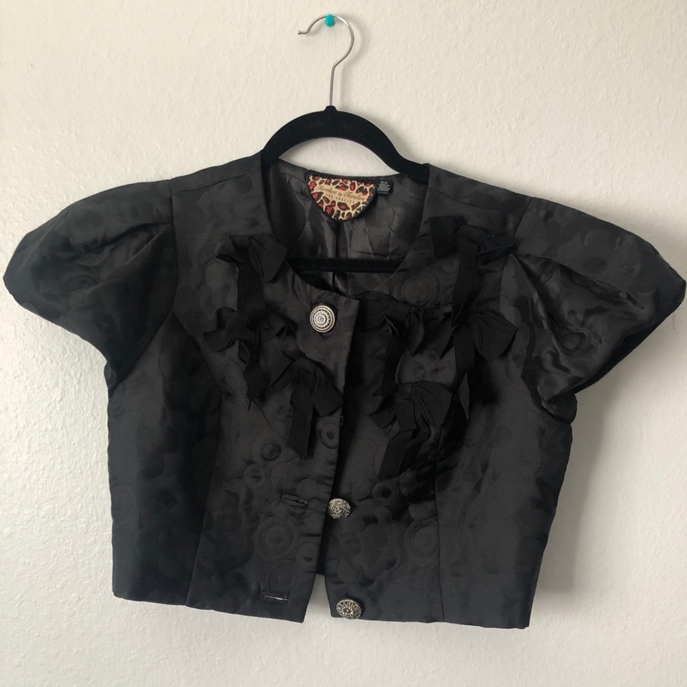 Twelve by Twelve Silk Crop Jacket